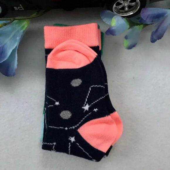 Cat & Jack NWT 2 Pairs Knee-High Socks Girls S (5.5-8.5) - Picture 5 of 8